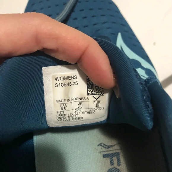 Saucony Womens Guide 13 PWRRUN Running Shoes Size 8.5 - Picture 5 of 6